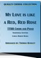 My Love is like a Red, Red Rose TTBB choral sheet music cover